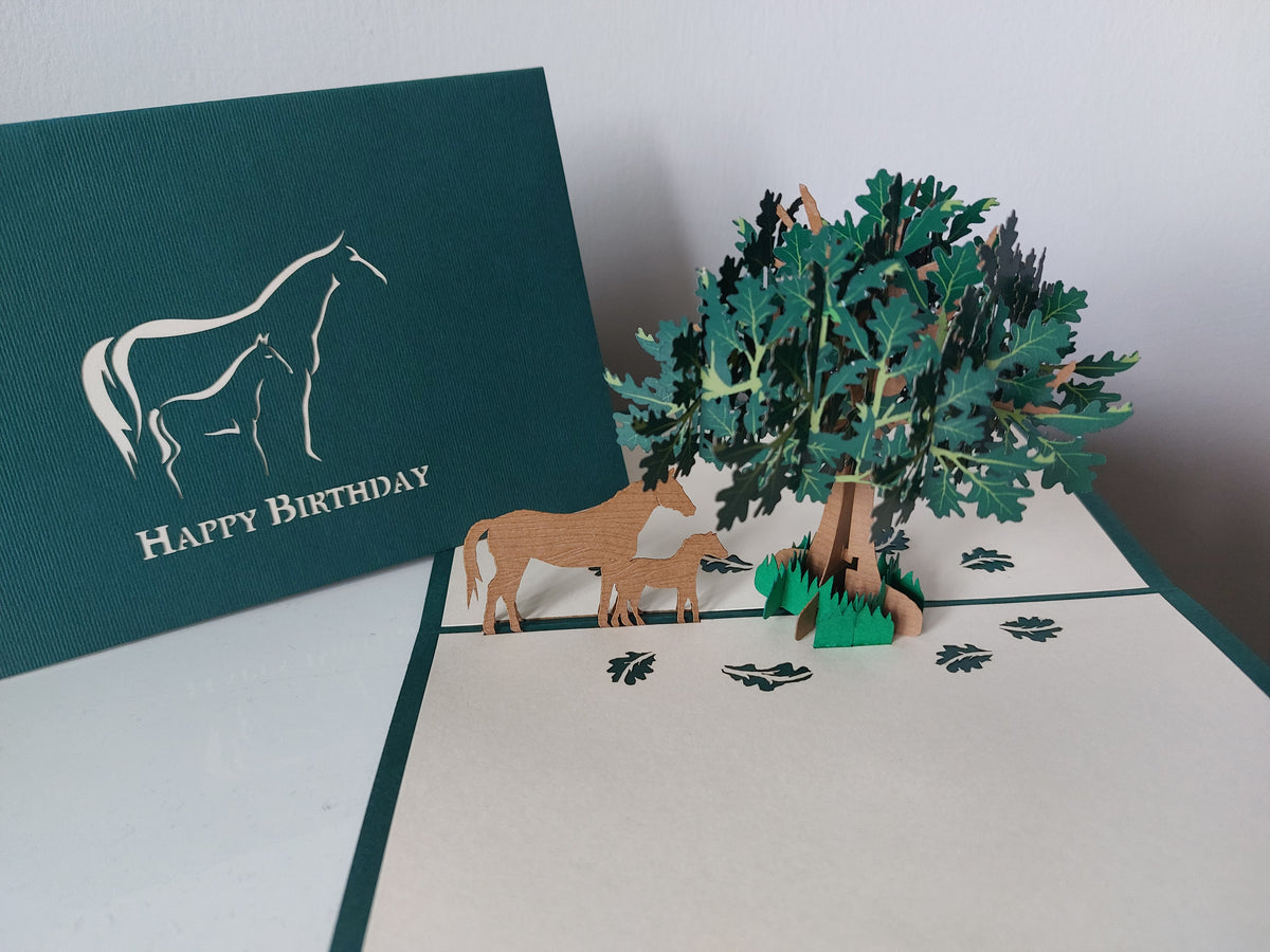 Birthday Horse and Foal