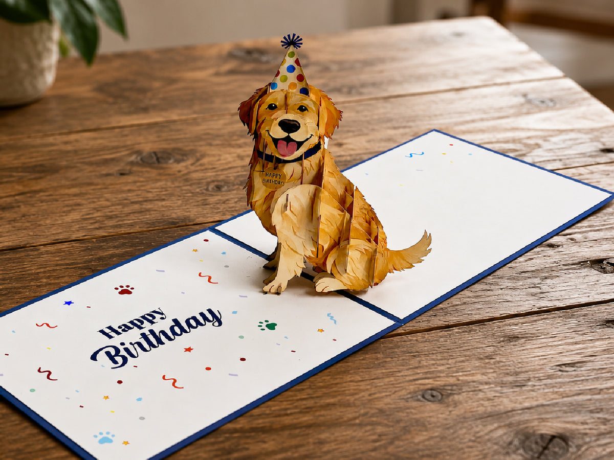 Birthday Golden Retriever