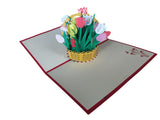 Birthday Tulip Basket