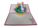 Birthday Tulip Basket
