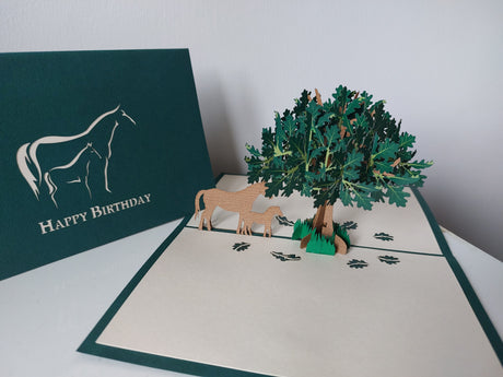 Birthday Horse and Foal