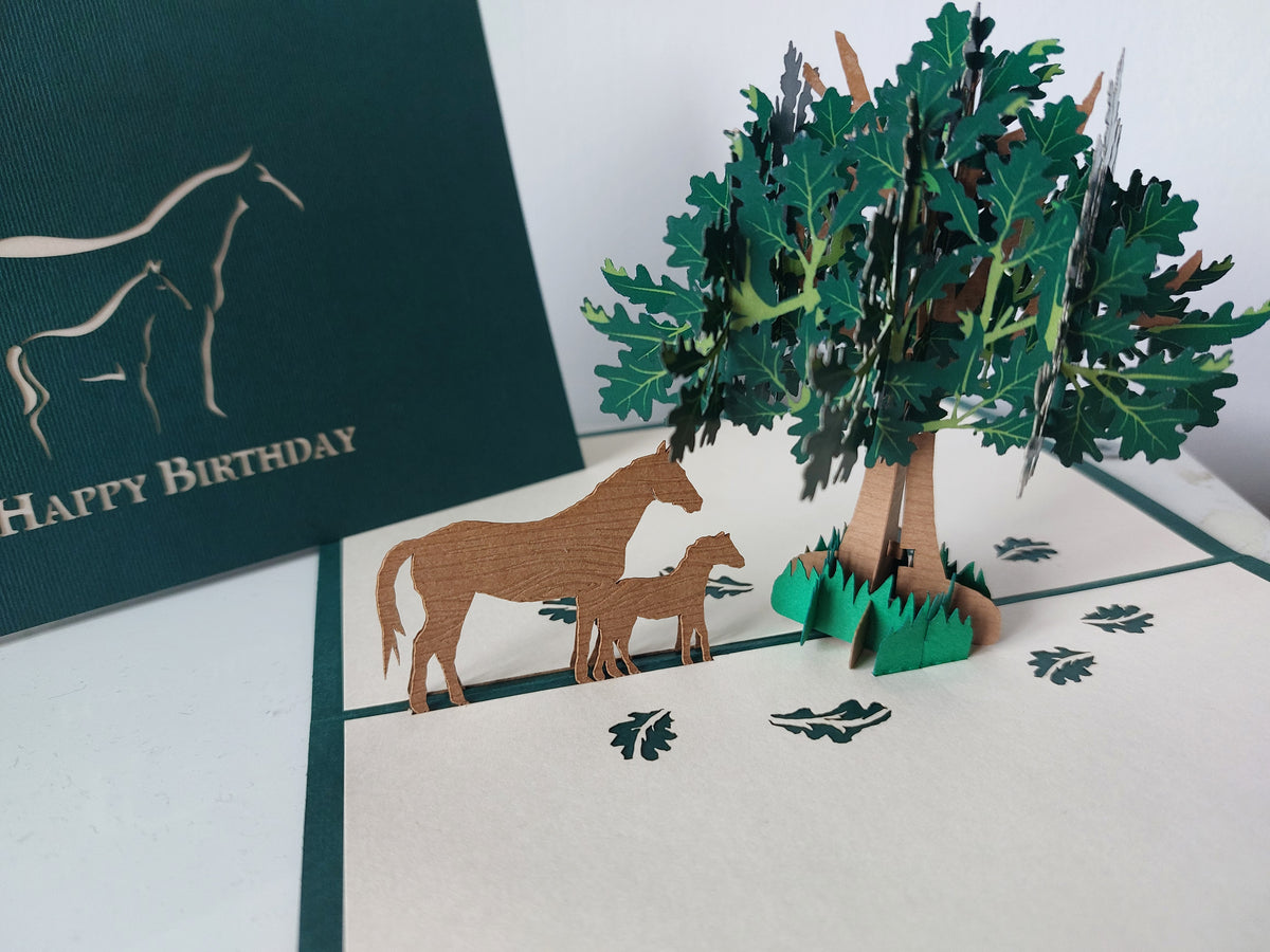 Birthday Horse and Foal