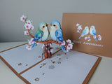 Anniversary Blossom Love Birds