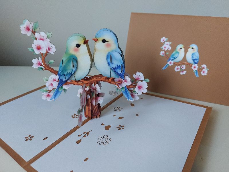 Blossom Love Birds
