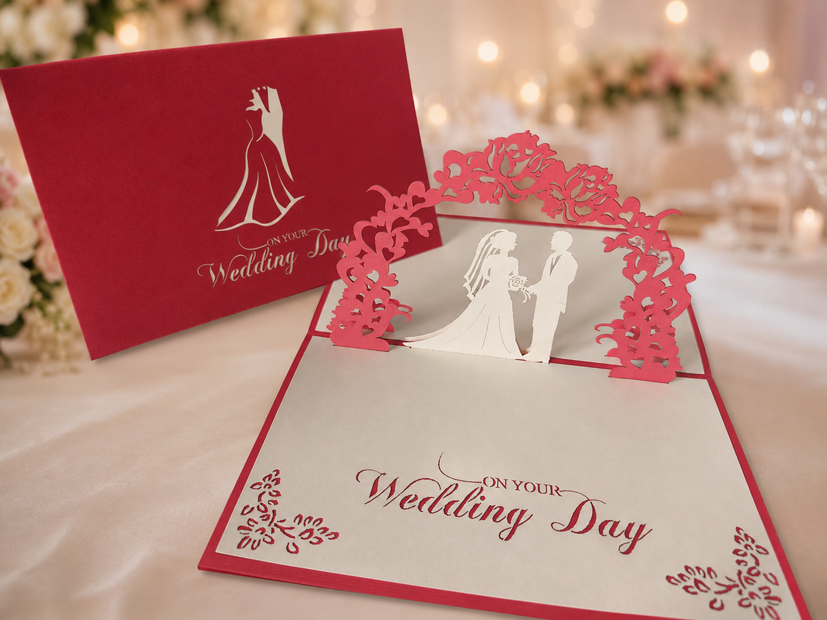 Wedding Arch Pop Up Card