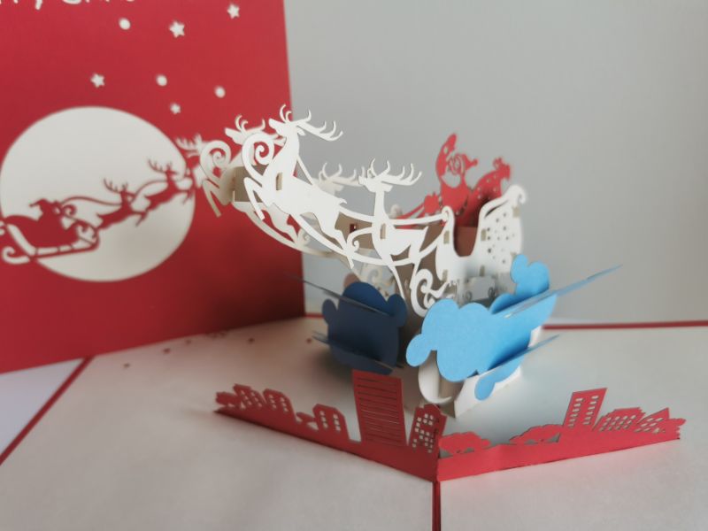 Santa over the City