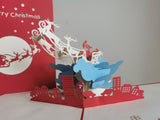 Santa over the City