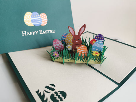 Easter Bunny and Eggs
