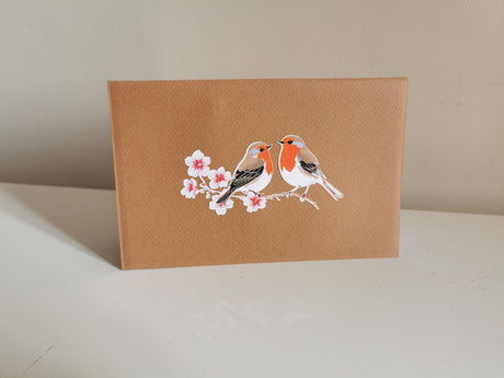Cherry Blossom Robins