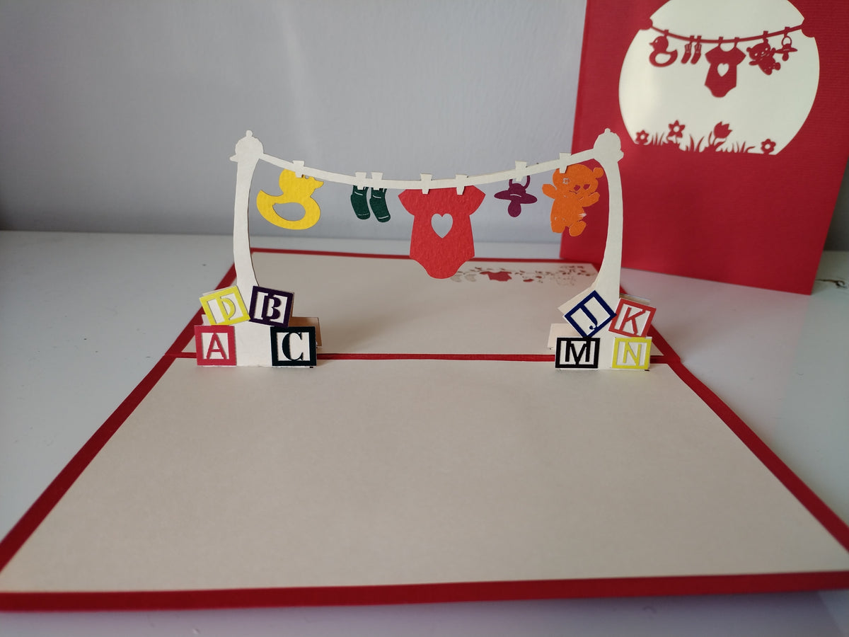 Baby Clothesline - Red