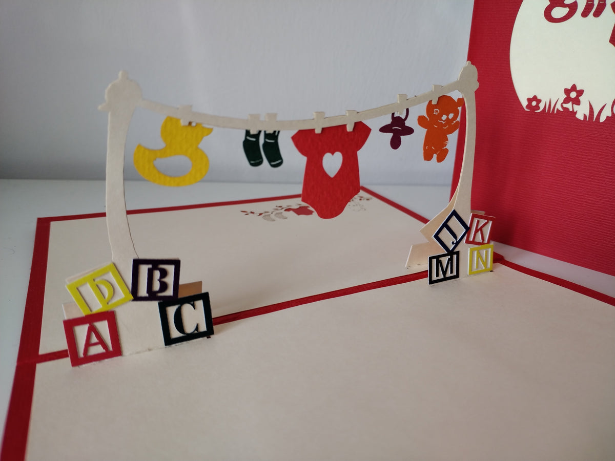 Baby Clothesline - Red