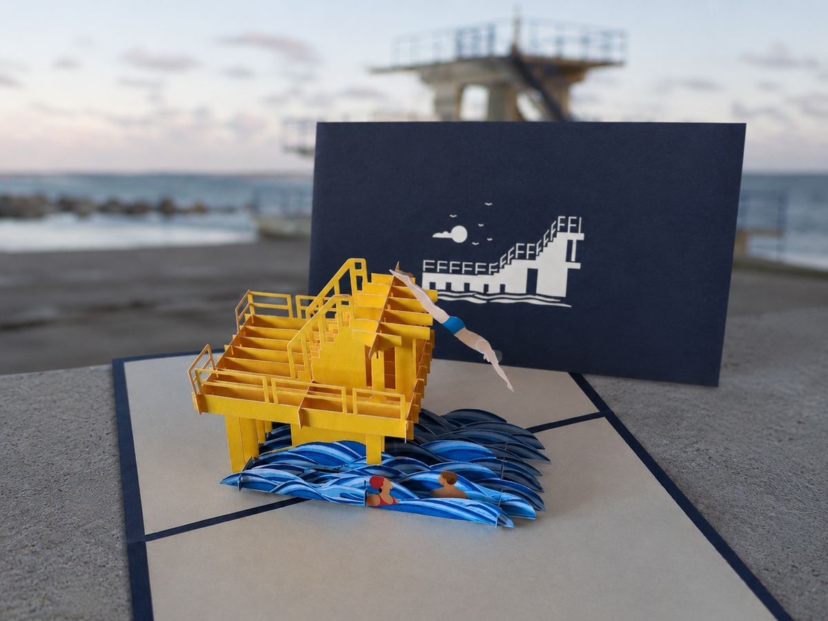 Salthill Diving Board Illustrated