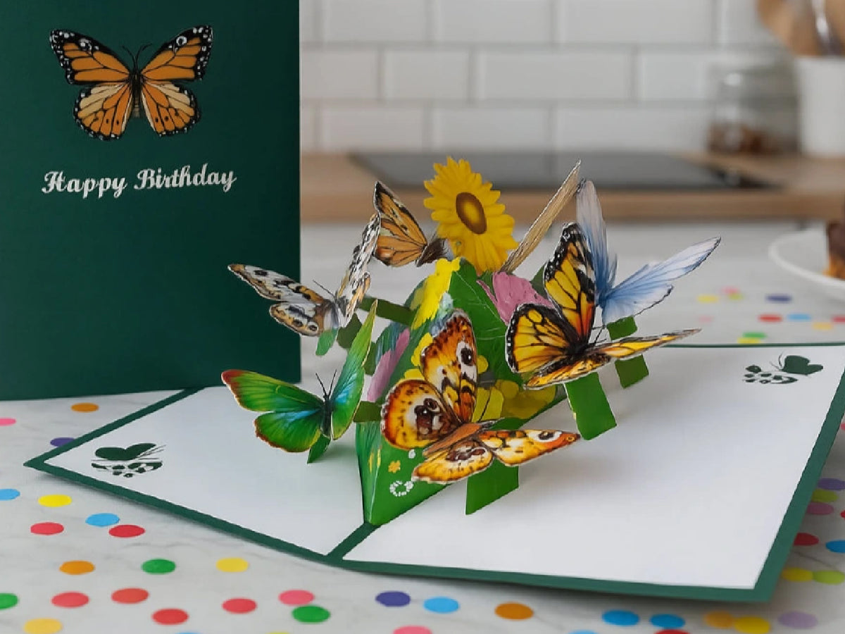 Birthday Butterfly Garden