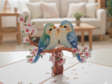 Anniversary Blossom Love Birds