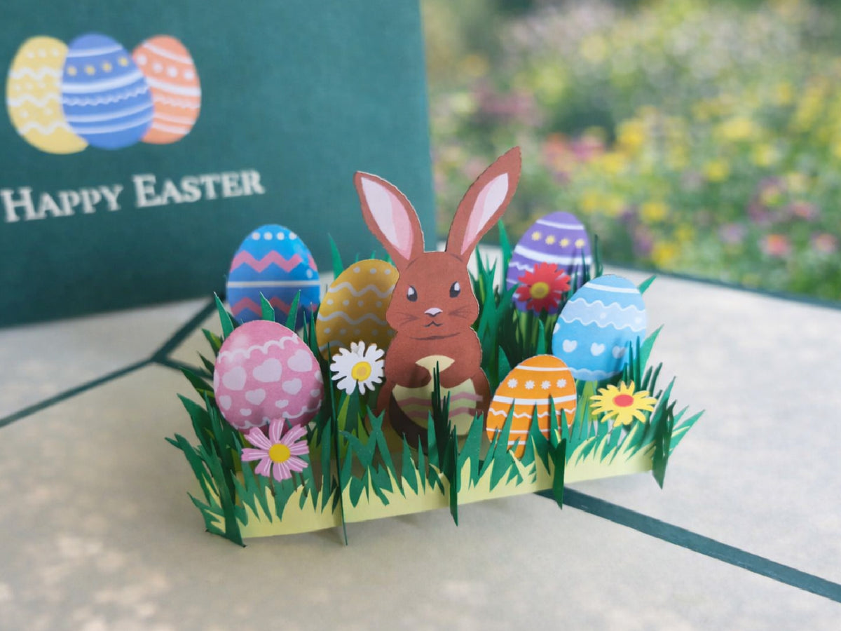 Easter Bunny and Eggs