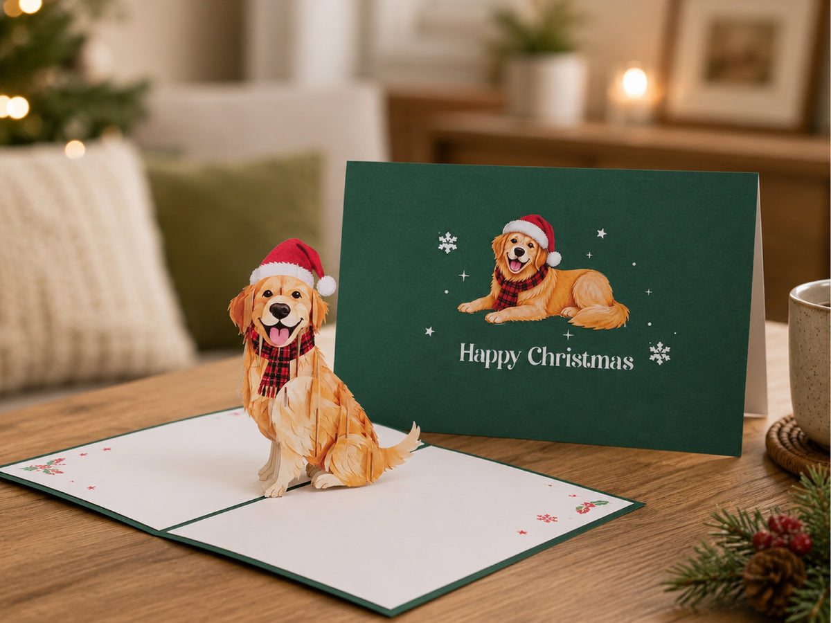 Christmas Golden Retriever