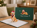 Christmas Golden Retriever