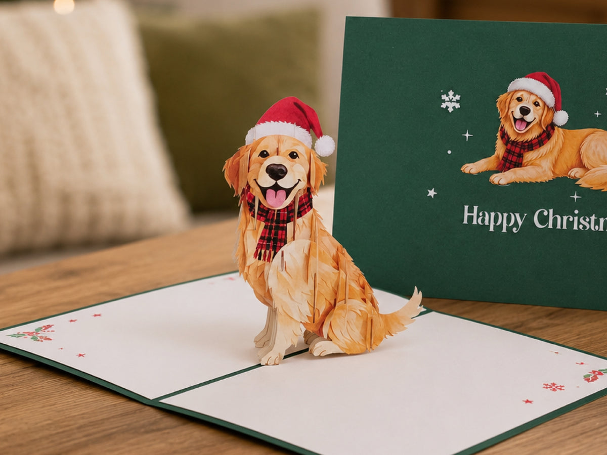 Christmas Golden Retriever