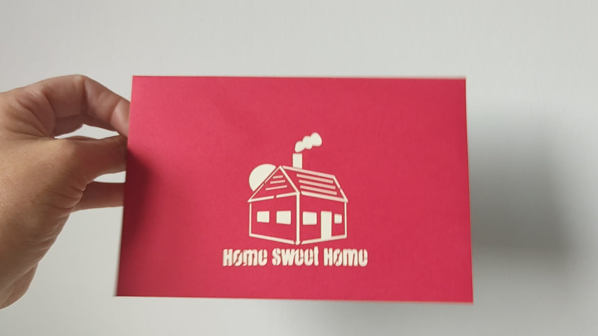 Home Sweet Home Pop Up Card