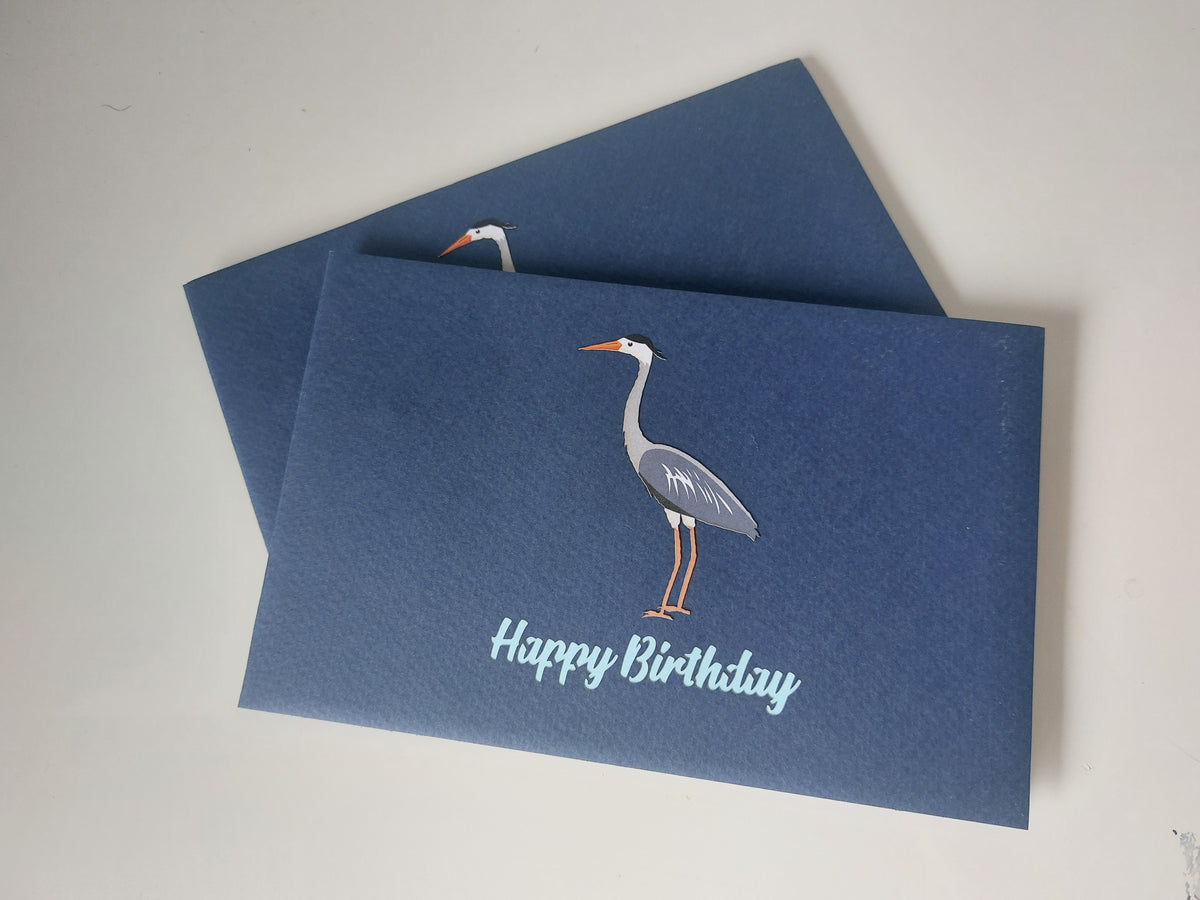 Birthday Heron