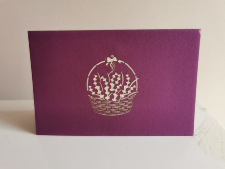 Lavender basket