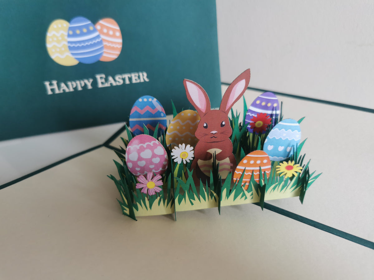 Easter Bunny and Eggs