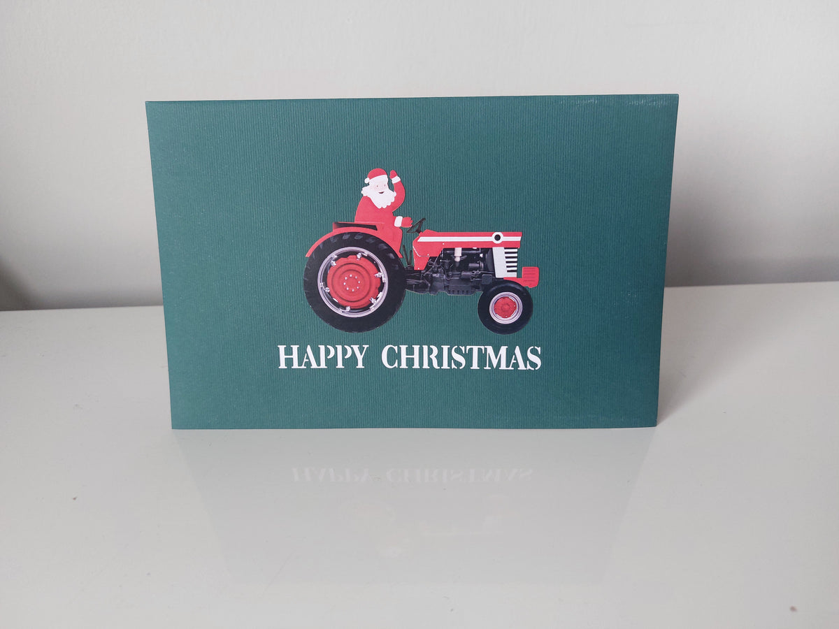 Christmas Vintage Tractor