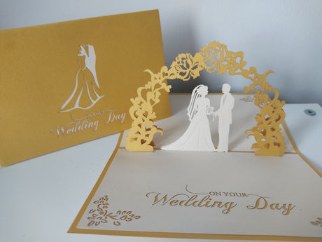 Wedding Arch Pop Up Card
