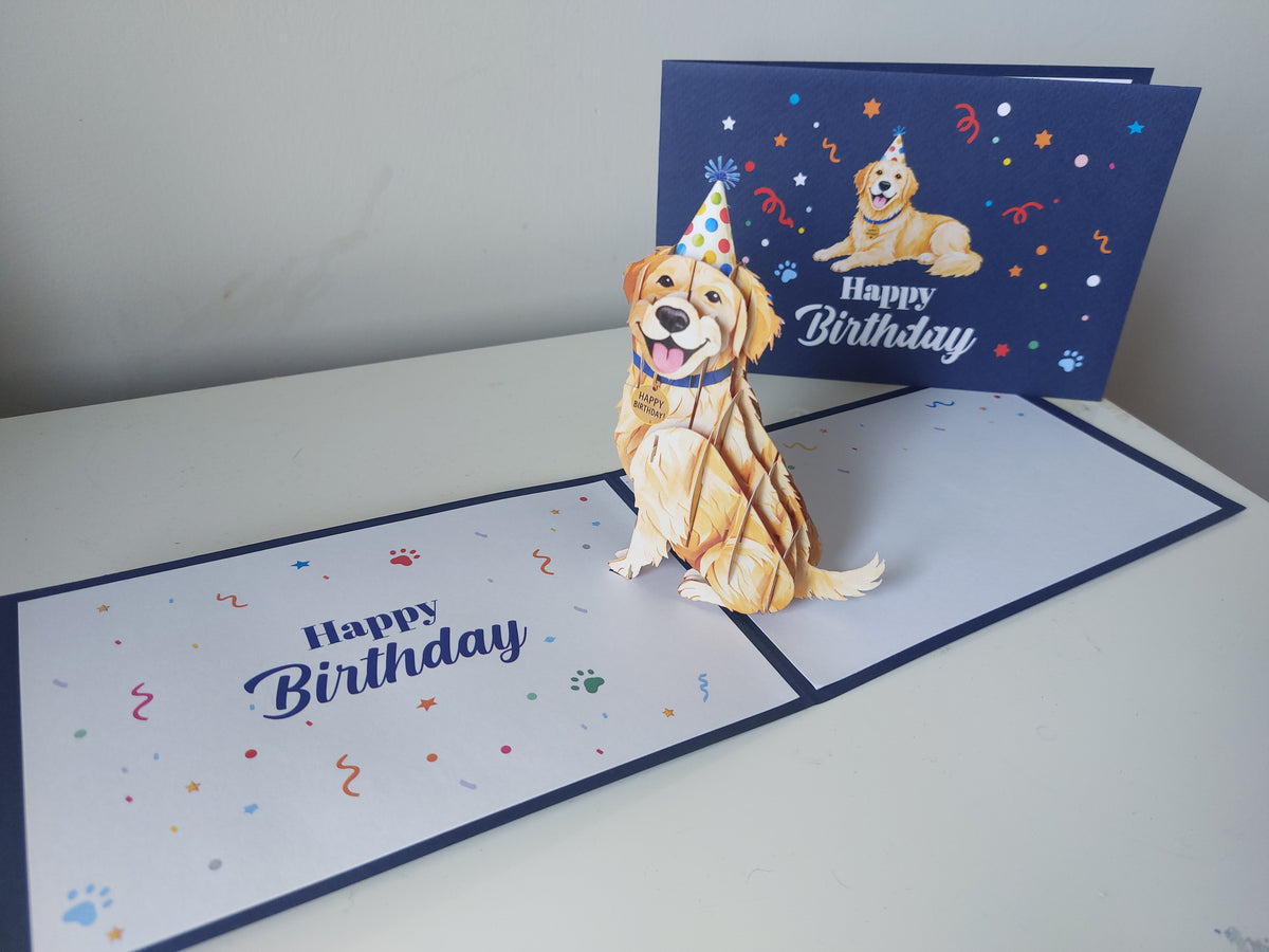 Birthday Golden Retriever