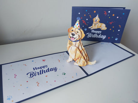 Birthday Golden Retriever