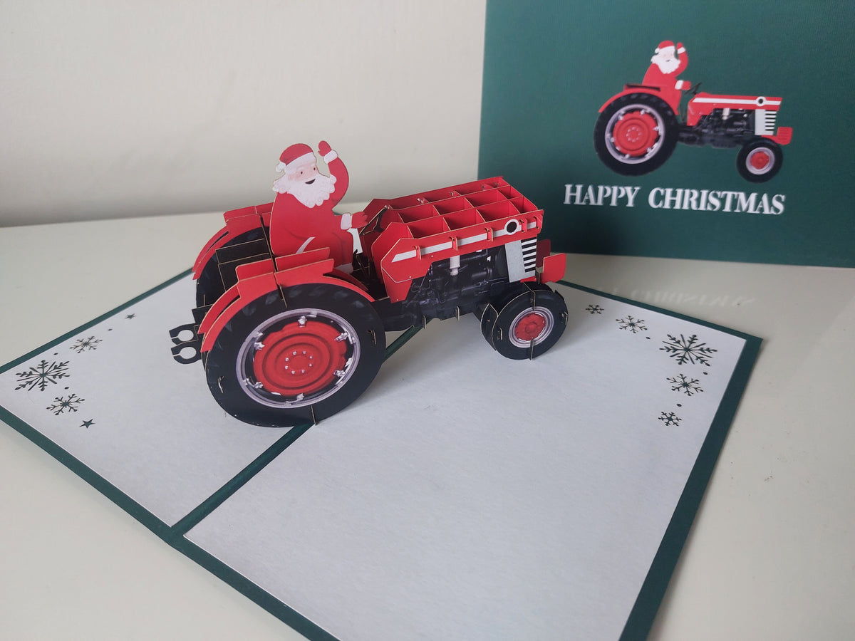 Christmas Vintage Tractor