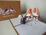 Birthday Blossom Robins