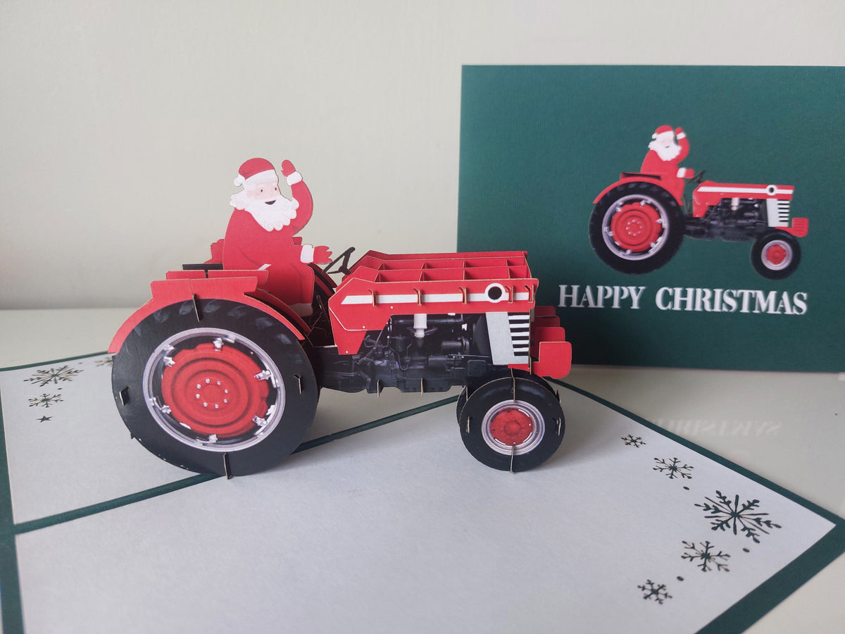 Christmas Vintage Tractor