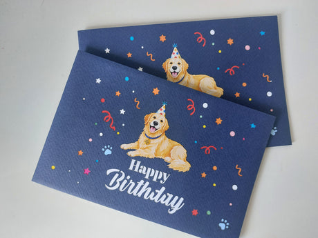 Birthday Golden Retriever