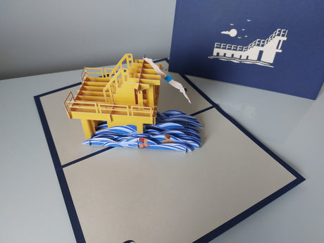 Salthill Diving Board Illustrated