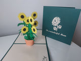To a wonderful Mum sunflower
