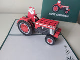 Christmas Vintage Tractor
