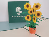 Birthday Sunflowers for Mum