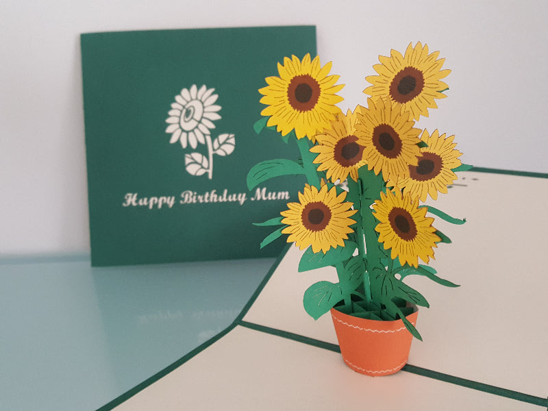Birthday Sunflowers for Mum