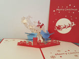 Santa over the City