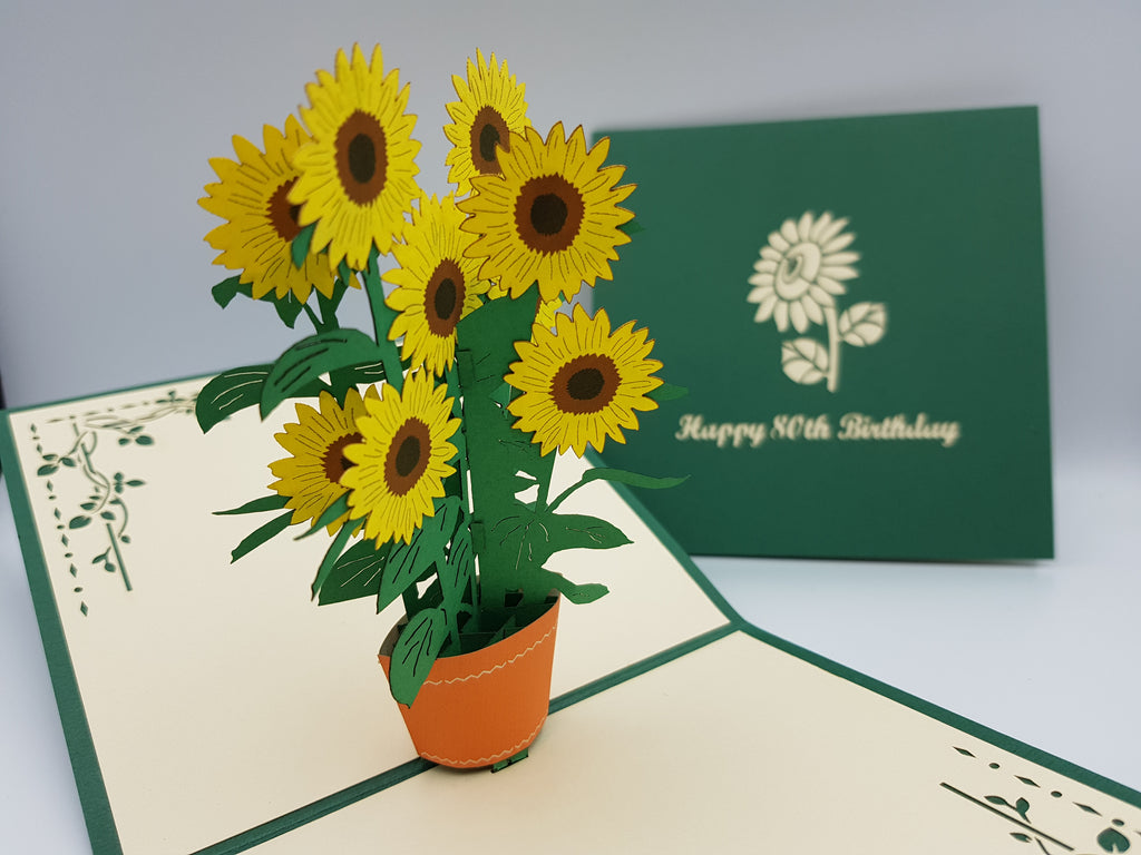80th Birthday Sunflowers