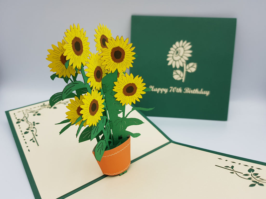 70th Birthday Sunflowers