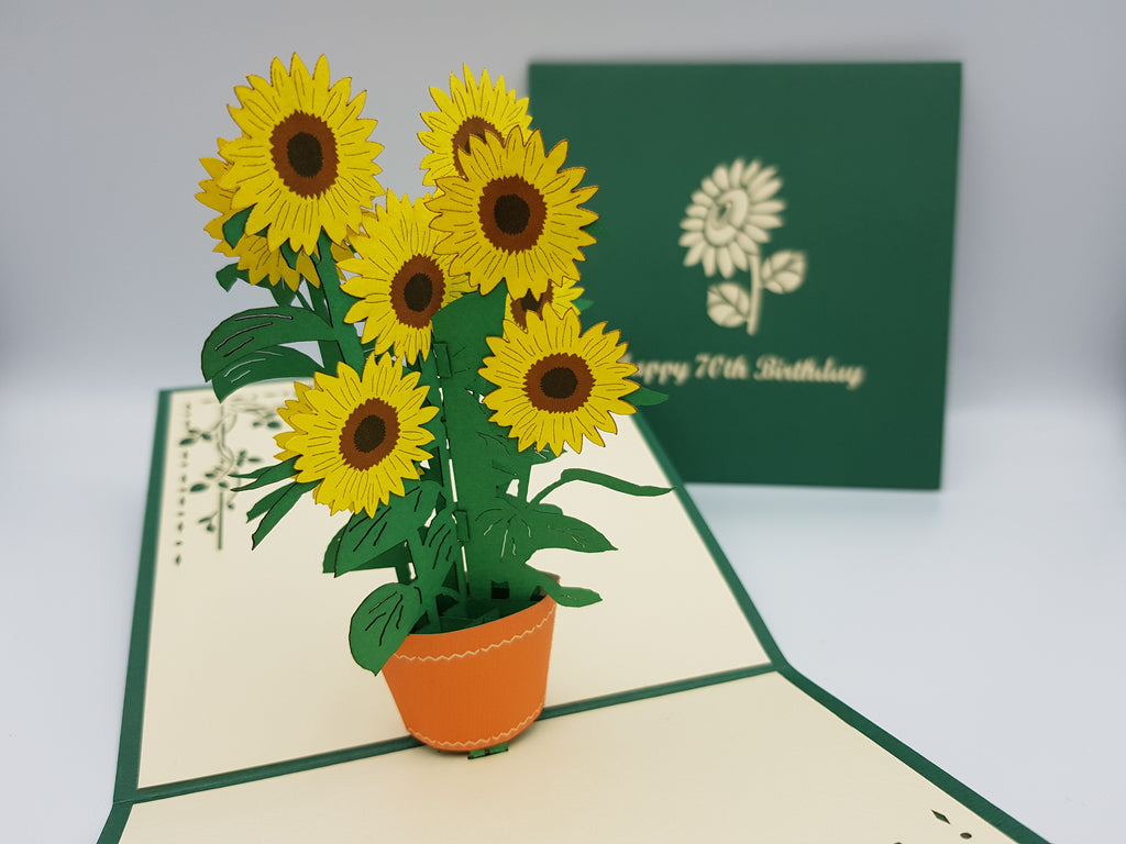 70th Birthday Sunflowers