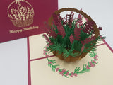 Birthday Lavender Basket