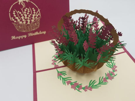 Birthday Lavender Basket