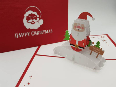 Santa in the Snow