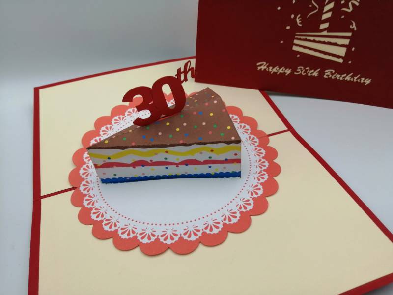 30th Birthday -  Slice of cake