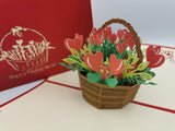 Engagement Love Basket
