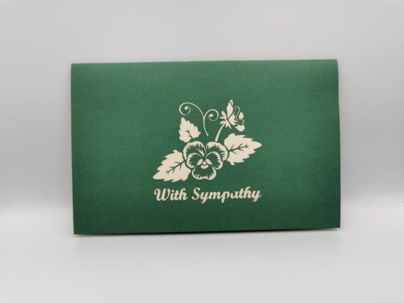 With Sympathy Flower Crate