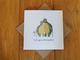 Love Turtles Illustrated card